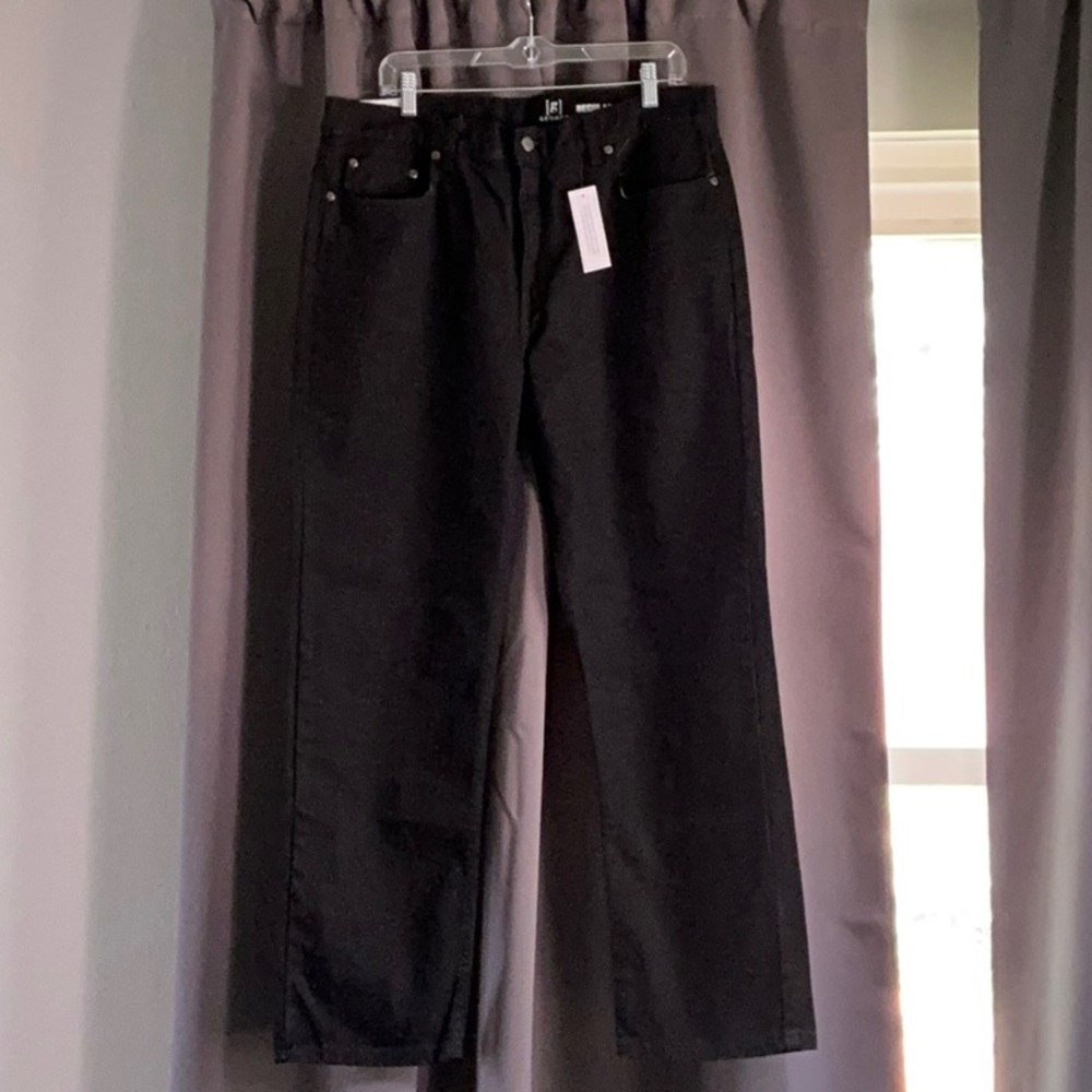NWT George Black Straight Jeans Timeless Fit